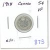 Image 1 : 1918 Canada Silver 5¢