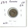 Image 2 : 1919 Canada Silver 5¢