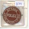 Image 1 : Red Ottawa Police Department Wooden Transportation Token