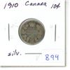 Image 1 : 1910 Canada Silver 10¢