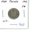 Image 1 : 1920 Canada Silver 10¢