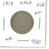 Image 1 : 1919 Newfoundland Silver 25¢