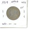 Image 2 : 1919 Newfoundland Silver 25¢