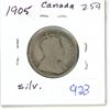 Image 1 : 1905 Canada Silver 25¢