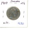 Image 1 : 1907 Canada Silver 25¢