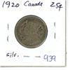 Image 1 : 1920 Canada Silver 25¢
