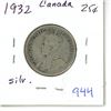 Image 1 : 1932 Canada Silver 25¢