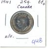 Image 1 : 1941 Canada Silver 25¢