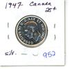 Image 1 : 1947 Canada Silver 25¢