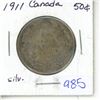 Image 1 : 1911 Canada Silver 50¢