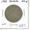 Image 1 : 1916 Canada Silver 50¢