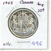 Image 1 : 1945 Canada Silver 50¢