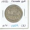 Image 1 : 1950 Canada Silver 50¢ (2.)