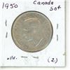Image 2 : 1950 Canada Silver 50¢ (2.)