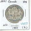 Image 1 : 1951 Canada Silver 50¢ (3.)