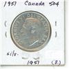 Image 2 : 1951 Canada Silver 50¢ (3.)