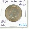 Image 1 : 1964 USA Silver Half Dollar