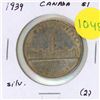 Image 1 : 1939 Canada Silver $1 (2.)