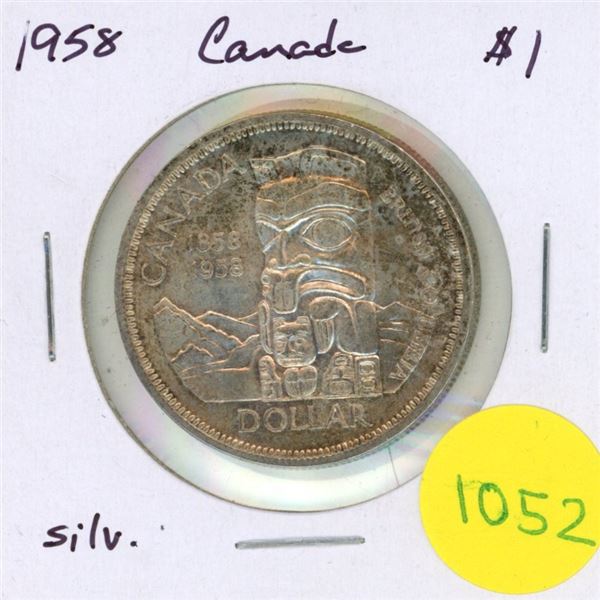 1958 Canada Silver $1