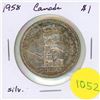 Image 1 : 1958 Canada Silver $1