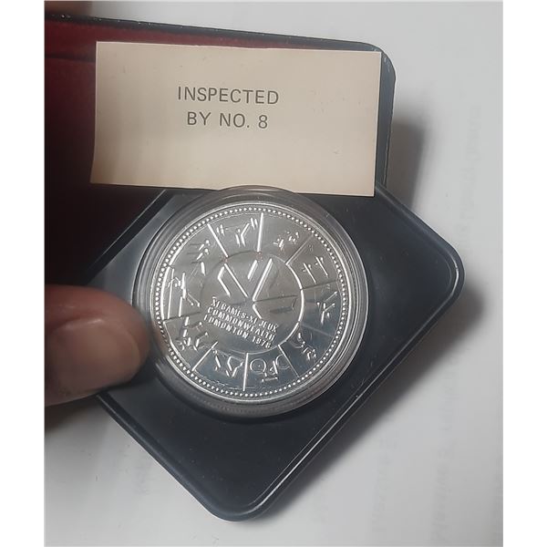 1978 Canada Silver Edmonton Commonwealth Games $1
