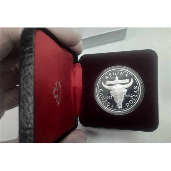1982 Canada Silver Poof Regina $1