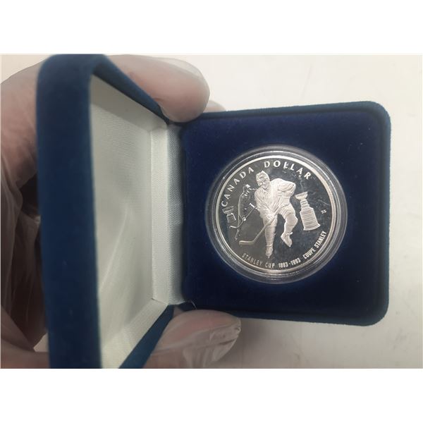 1893-1993 Canada Sterling Silver Proof Stanley Cup $1