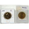 Image 2 : Lot of 2 Canada Loon Anniversary Dollars:  1992 Parliament & 2010 Saskatchewan Roughriders