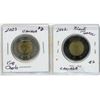 Image 2 : Lot of 2 Canada $2 Coins:  2022 Black Toonie & 2023 King Charles III