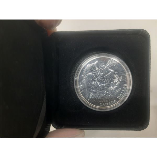 1995 Canada Silver $1 Hudson's Bay 325th Anniversary