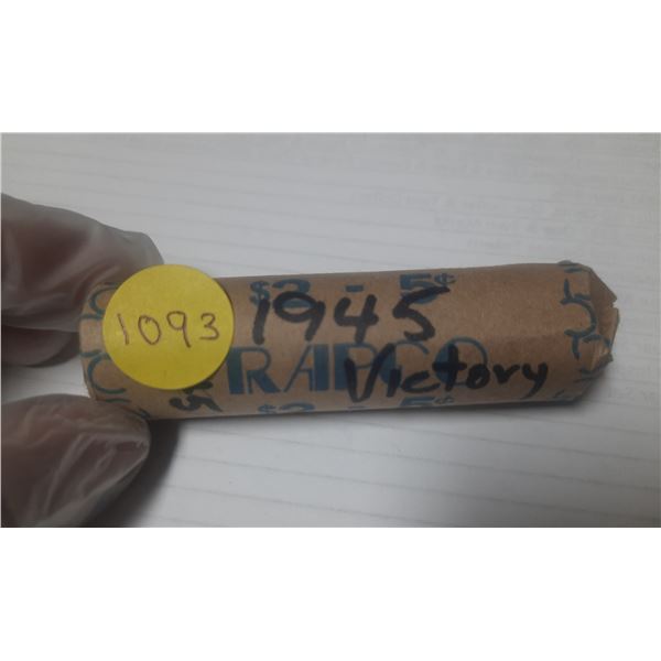 Roll of 1945 Canada Victory 5¢