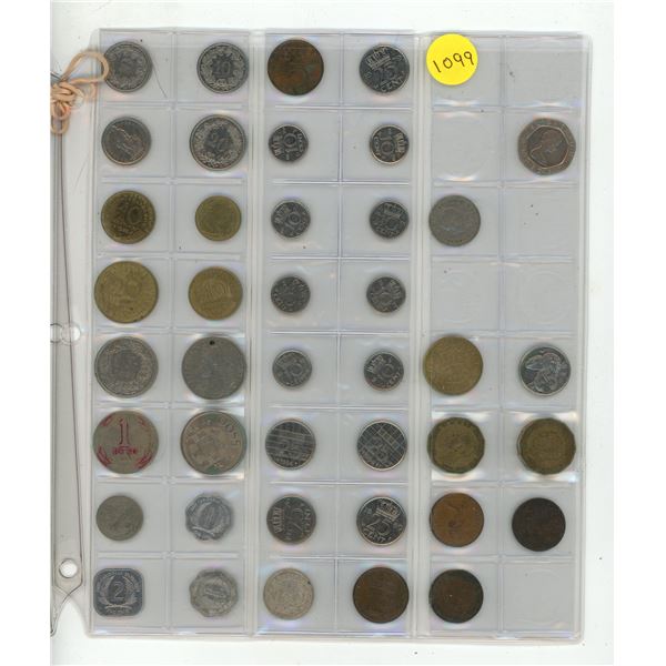 Lot of 57 Foreign Coins