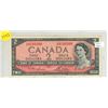 Image 1 : 1954 Canada $2 Bill, Short Series, Lawson Bouey (#V/G 4180300)