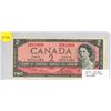 Image 1 : 1954 Canada $2 Bill, Lawson Bouey (#O/G 2819898)