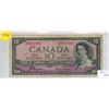 Image 1 : 1954 Canada Devil's Face $10 Bill, Coyne/Towers (#D/D 0671061)
