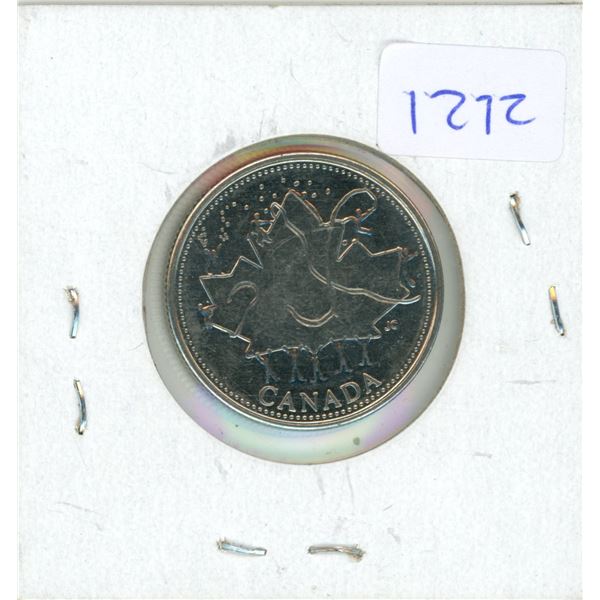 2002 Canadian 25 Cent Coin 1952-2002 P AV55