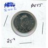 Image 2 : 2002 Canadian 25 Cent Coin 1952-2002 P AV55