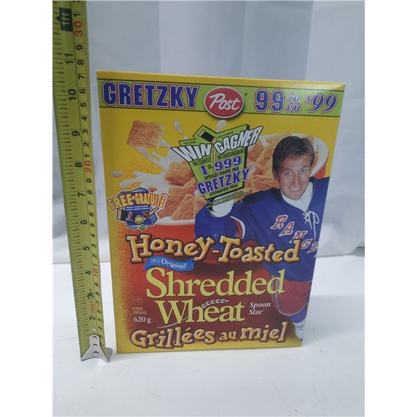 Wayne Gretzky - Honey-Toasted Shreddies Wheat Cereal. (Unopened Box)