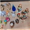 Image 3 : lot of porcelain figures with some glass figures