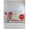 Image 1 : Vintage Look Coca-Cola "Yes" Wall Art 35" x 18" - Sealed