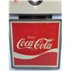 Image 2 : Vintage Coca-Cola Plastic Framed Clock 21" x 12" - Working