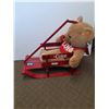 Image 1 : Coca-Cola Wooden Toboggan with Pull Handle & Dakin Large Stuffed Toy Coca-Cola Bear 32" Height