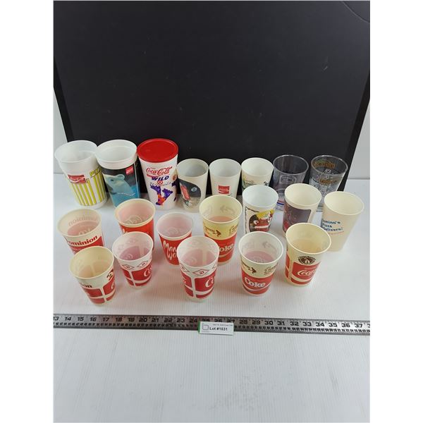 (20) Coca-Cola Labeled Business Partners Plastic Drinking Cups