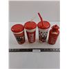 Image 1 : (4) Coca-Cola Plastic Drink Containers