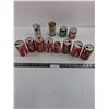 Image 1 : (11) Coca- Cola International Products Empty Drink Cans, CP Rail Water Tin