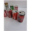 Image 3 : (11) Coca- Cola International Products Empty Drink Cans, CP Rail Water Tin