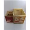 Image 2 : (2) Cardboard Coca-Cola Boxes - Largest 15" x 11" x 12"