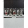 Image 1 : (5) Coca-Cola Drinking Glasses (Christmas Holly Hobbie)