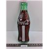 Image 1 : Metal Art Bottle of Coca-Cola Wallmount Thermometer 17" High