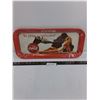 Image 1 : Coca-Cola "To play refreshed" Metal Serving Tray 19" x 8.5"